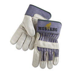 Mustang Grain-Leather-Palm Gloves, Medium, Dozen